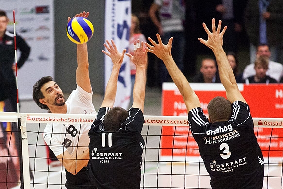 Volleyball Bundesliga: VC Dresden gegen den Moerser SC