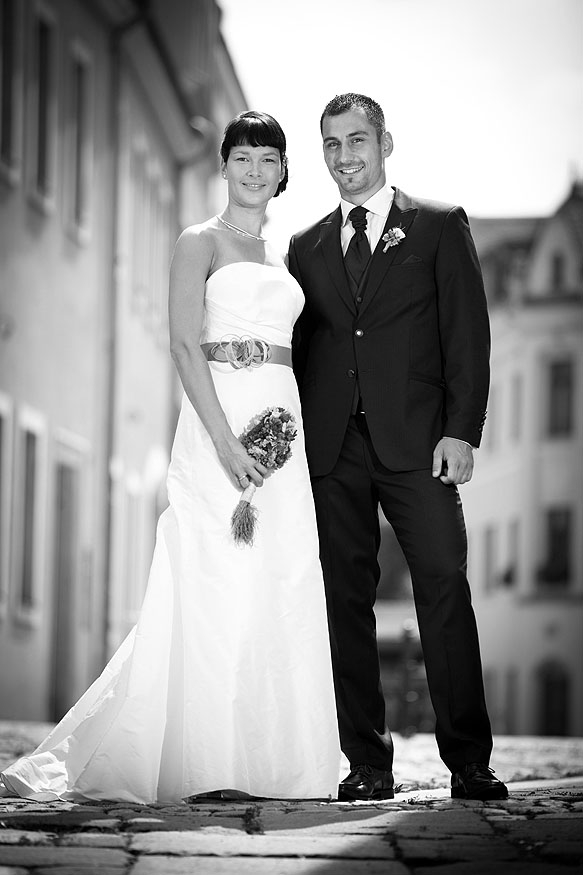 Hochzeitsfotograf - Hochzeitsportraits von Susi & Stefan in Pirna