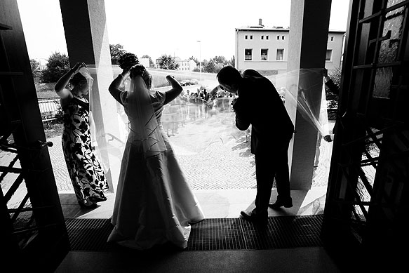 Hochzeitsfotos einer Hochzeit im Sommer bei Cottbus