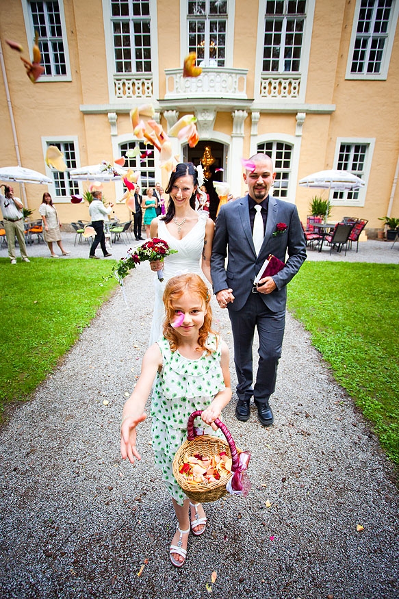 Hochzeitsfotografie Barockschloß Oberlichtenau: Paarfotos