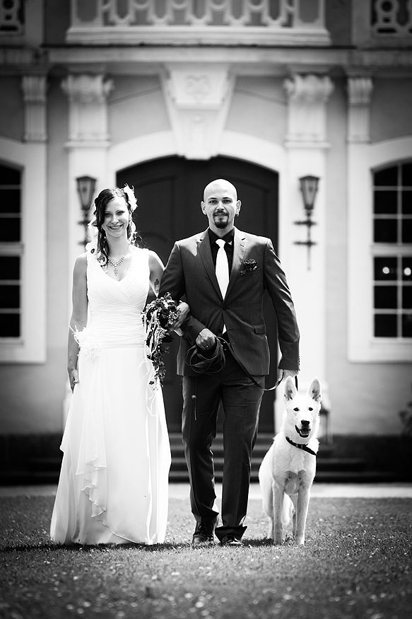 Hochzeitsfotografie Barockschloß Oberlichtenau: Paarfotos