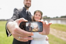 Hochzeitsfotografie Elbufer Dresden