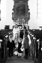 Hochzeitsfotograf - Hochzeitsreportage in der Dorfkirche Pesterwitz