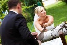 Hochzeitsfotos einer Hochzeit im Sommer bei Cottbus