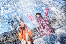 Pressefotograf - Wetterfeature vom Winterwetter